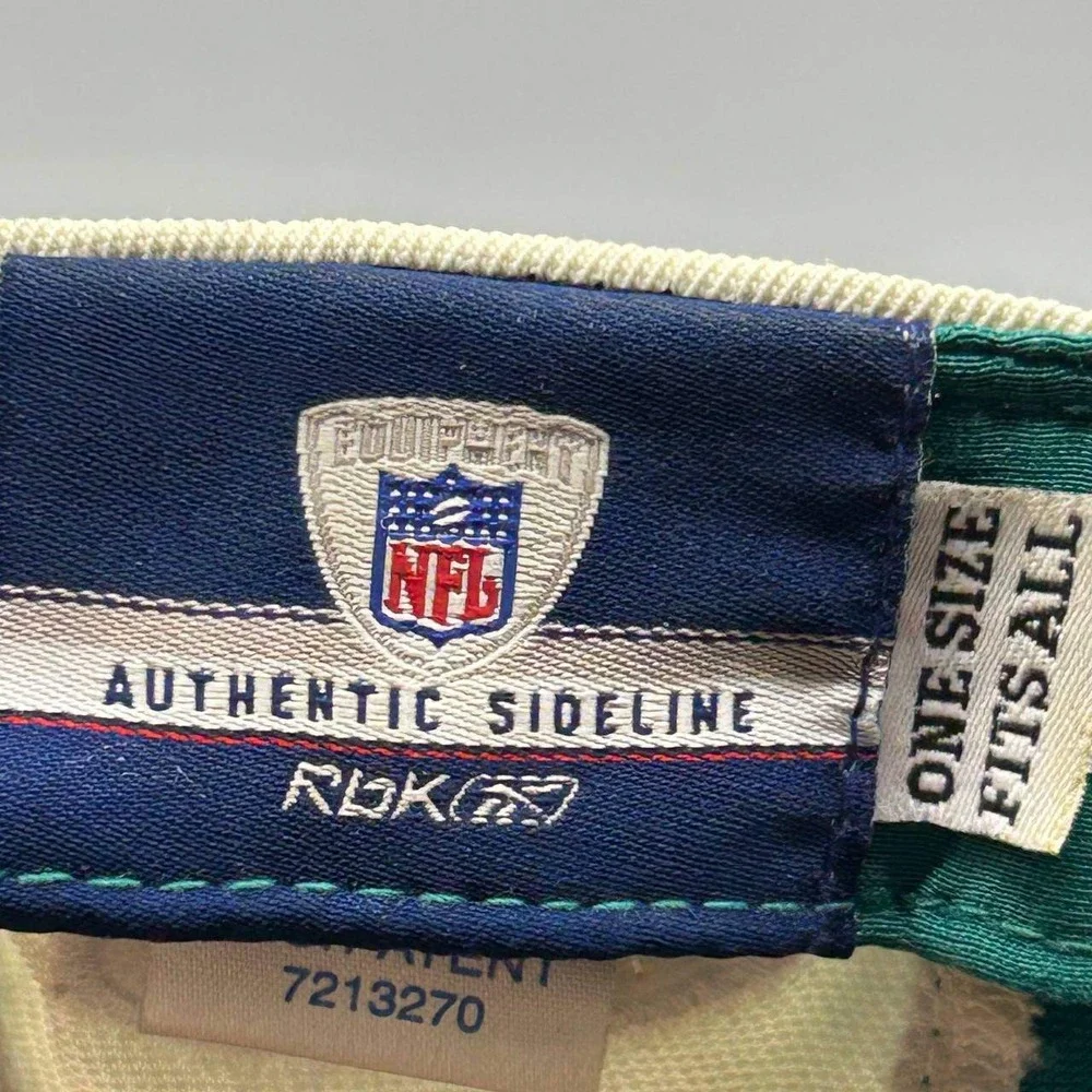Vintage Miami‎ Dolphins Hat Men Embroidered NFL Reebok Strap Back Cap